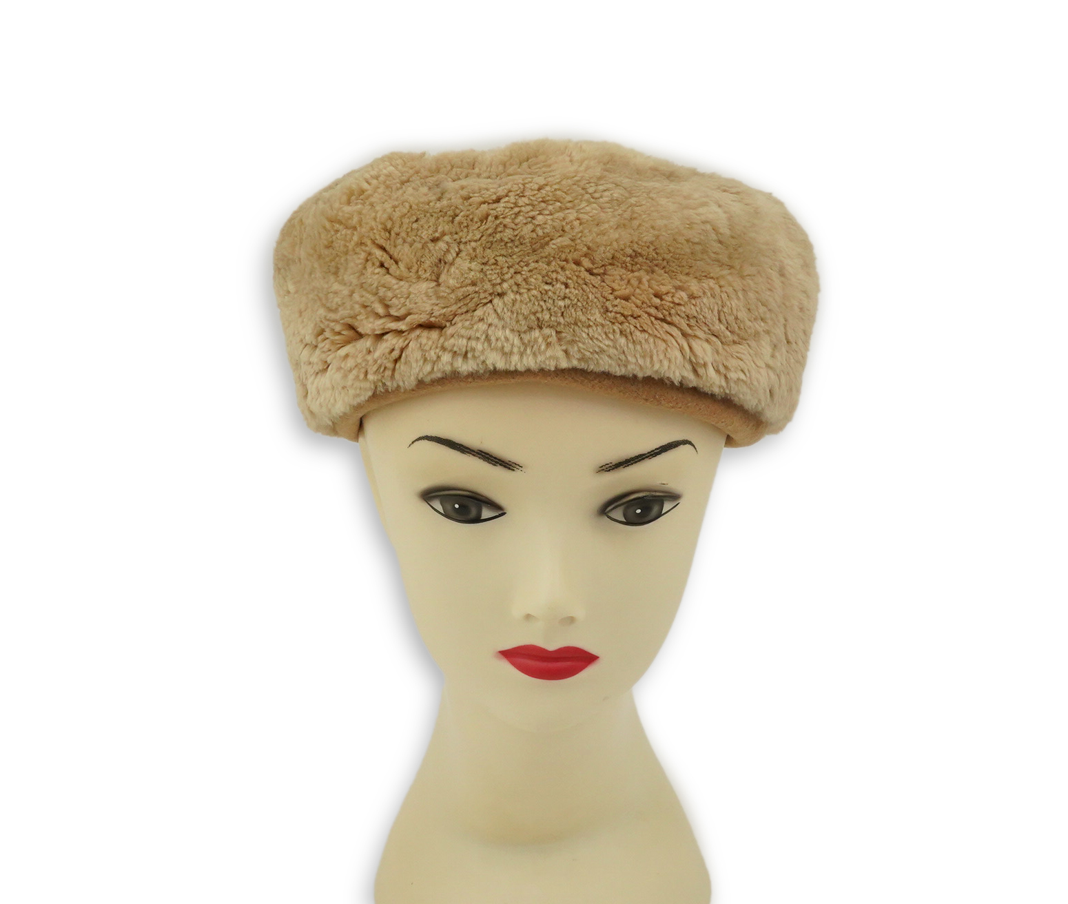 A 1950's lady's fur hat formerly the property of Audrey Hepburn